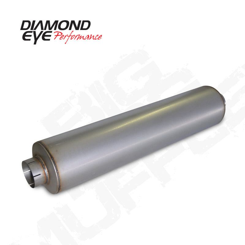 Diamond Eye Performance Diamond Eye MFLR BIG DOG QUIET TONE 5inID SGL IN/SGL OUT 10inDIA X 45in BODY 51in LENGTH BAFFLED AL