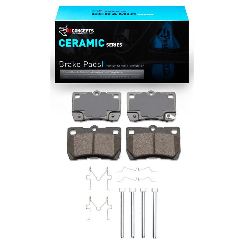 R1 Concepts R1 2006-2013 Lexus IS250 Rear R1 Ceramic Pads & Hardware Kit