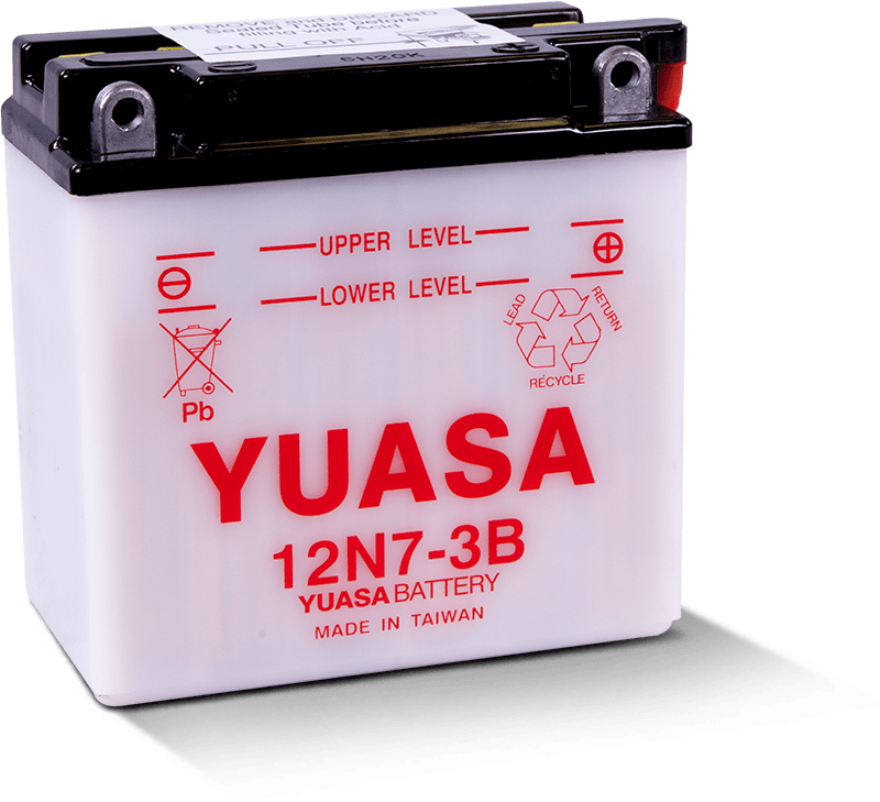 Yuasa Battery Yuasa 12N7-3B Conventional 12-Volt Battery