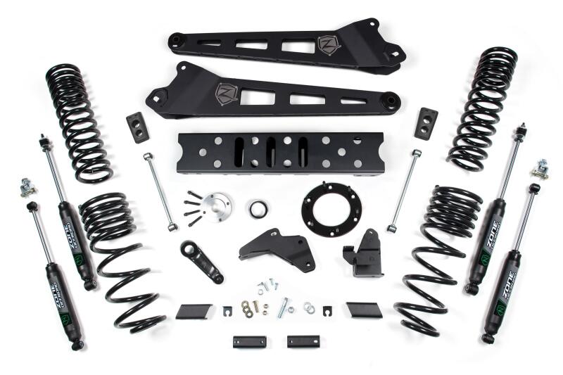 Zone Offroad 19-24 Dodge Ram 2500 4WD 6.5in Suspension Lift Kit w/ Zone Shocks