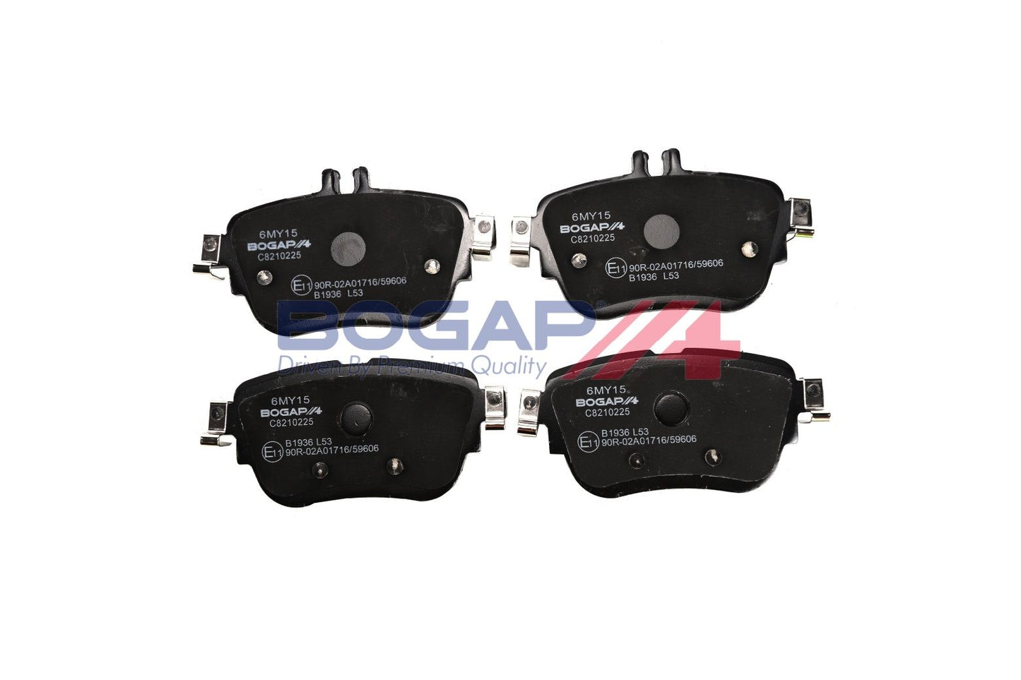 BOGAP C8210225 Brake Pad Set, Disc Brake