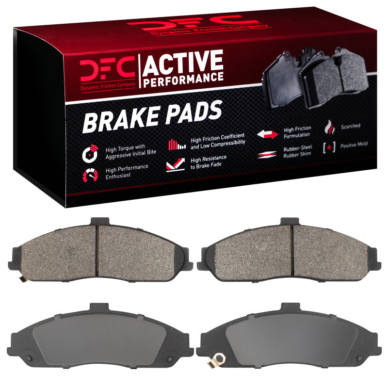 DFC 97-13 Cadillac XLR Front Active Performance Pads - Low Metallic