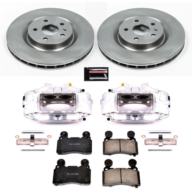 PowerStop Power Stop 10-15 Chevrolet Camaro Front Autospecialty Kit w/Cals
