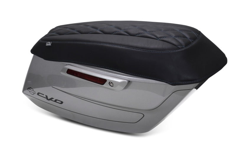 Mustang Motorcycle Mustang 23-25 Harley CVO Road Glide (ST) Deluxe Diamond Saddlebag Lid Covers