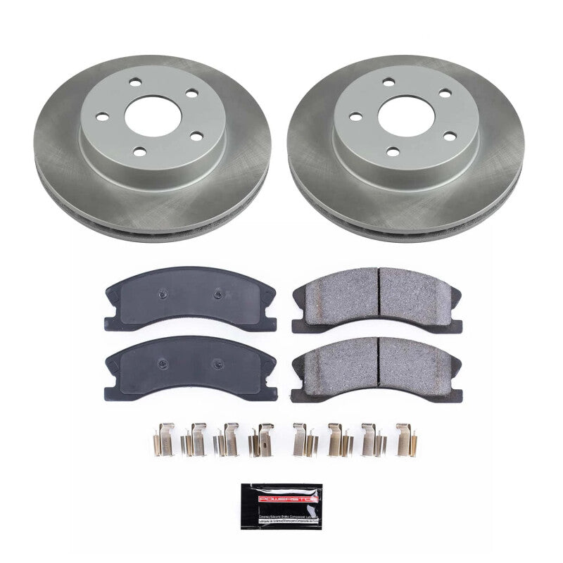 PowerStop Power Stop 99-04 Jeep Grand Cherokee Front Semi-Coated Rotor Kit