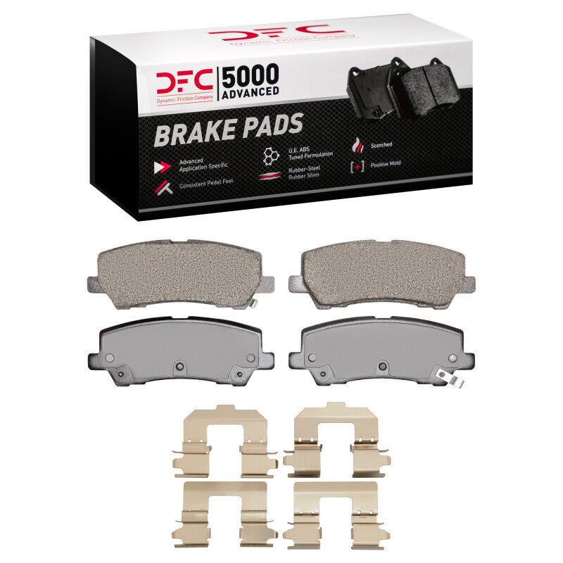 DFC 15-21 Ford Mustang Rear 5000 Advanced Ceramic Brake Pads and Hardware Kit