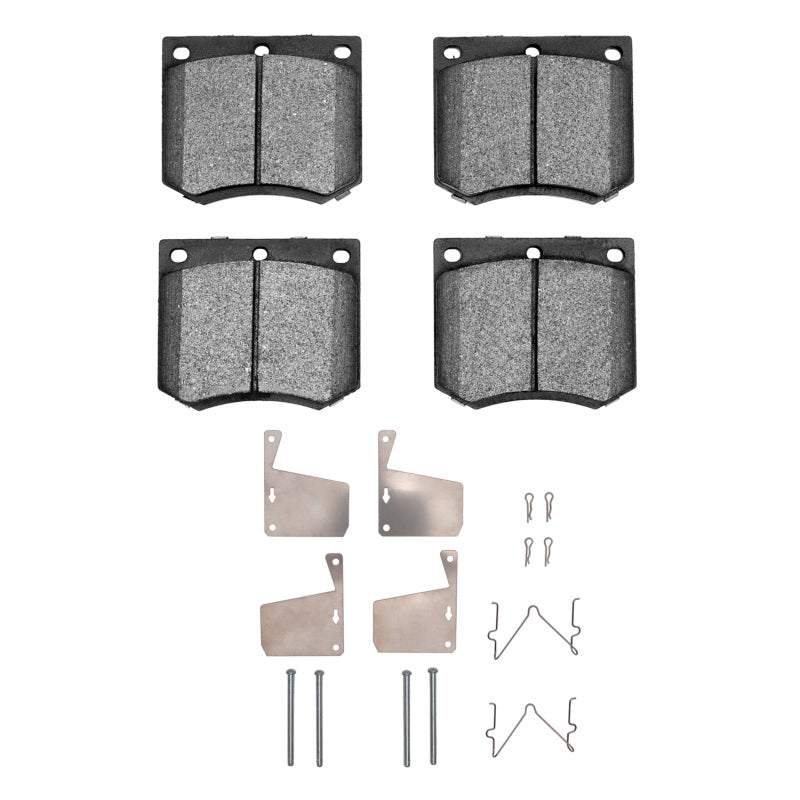 R1 Concepts R1 70-83 DeLorean DMC 12 Front Euro Ceramic Pads & Hardware Kit