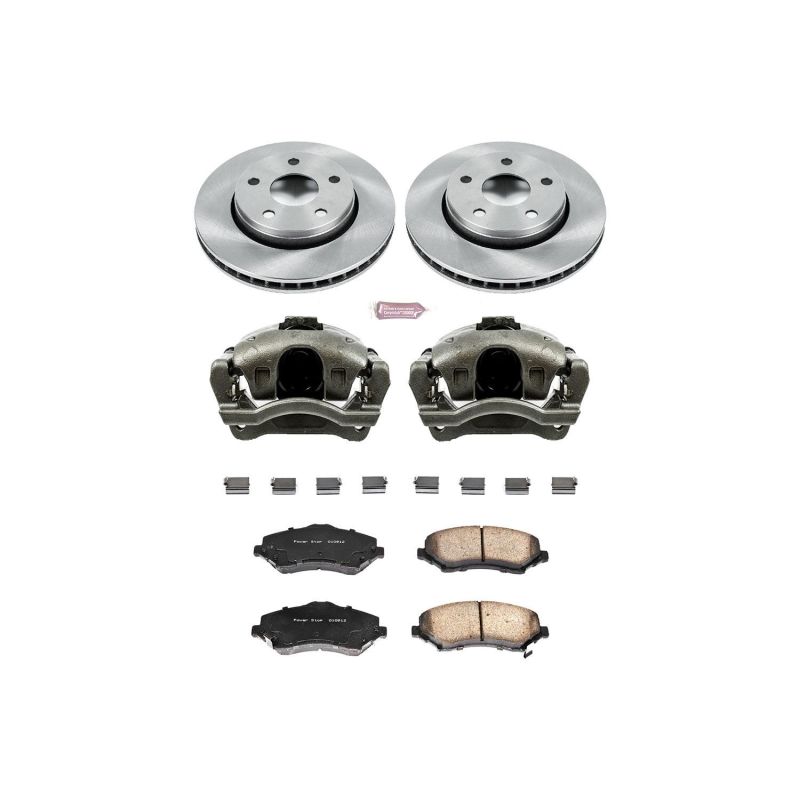 PowerStop Power Stop 07-17 Jeep Wrangler Front Autospecialty Brake Kit w/Calipers