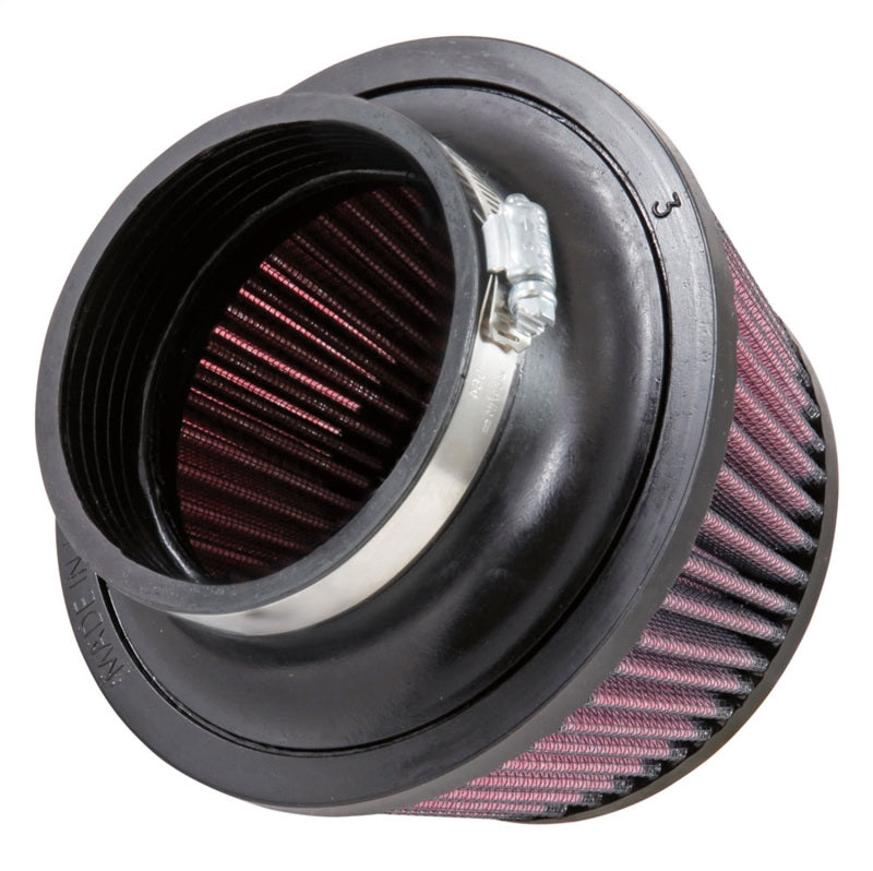 K&N Engineering K&N Universal Round Clamp-On Air Filter 3in Flange ID x 6in Base OD x 4.625in Top OD x 3in Height