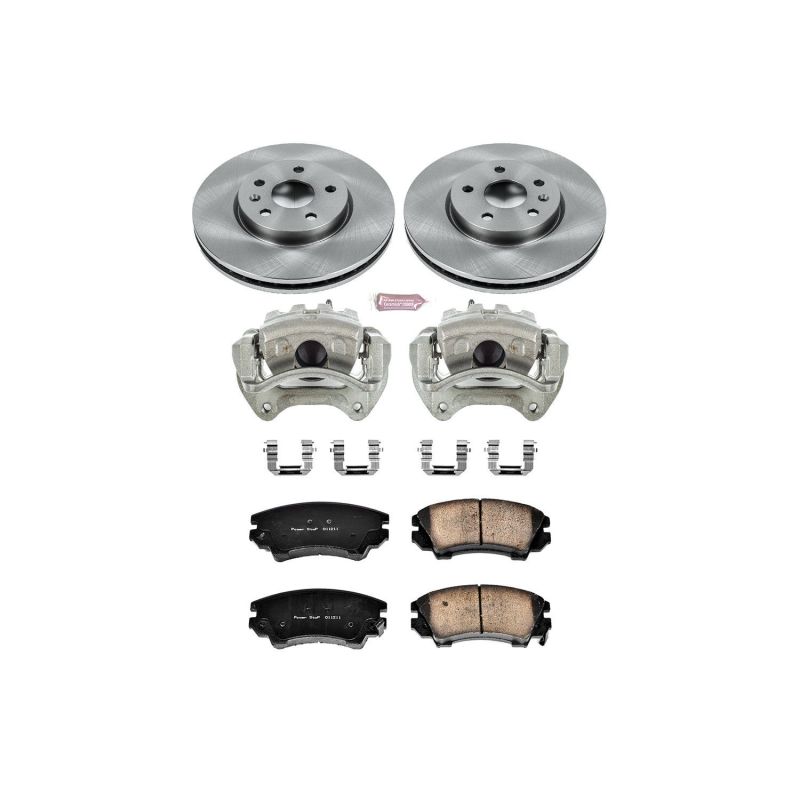 PowerStop Power Stop 10-11 Saab 9-5 Front Autospecialty Kit w/Cals