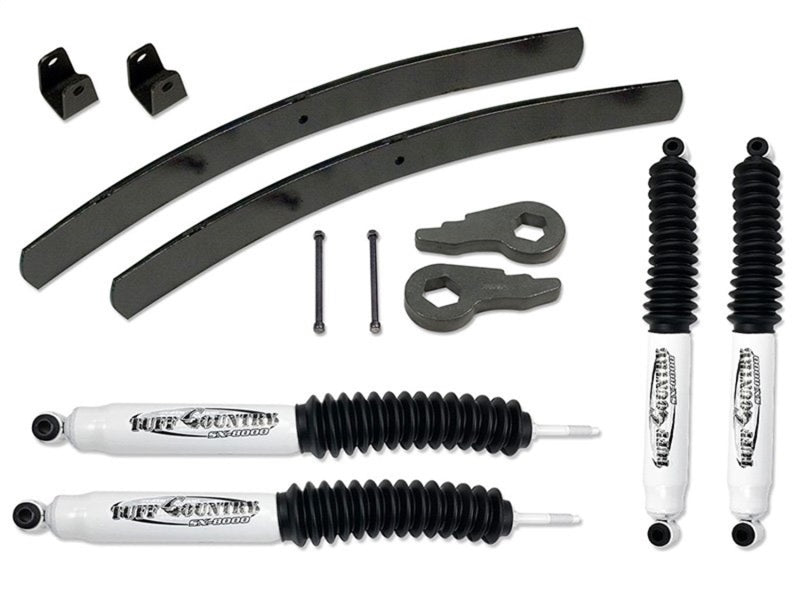 Tuff Country 01-10 Silverado 2500HD (Pur TB) 4x4 & 2wd 2in Lift Kt (w/Rear Add-a-Leaf SX8000 Shocks)