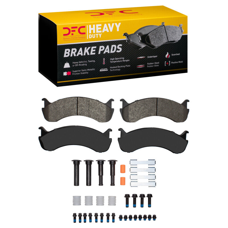 DFC 98-24 BEAVER MOTORCOACH CONTESSA Front/Rear Heavy Duty Pads and Hardware Kit