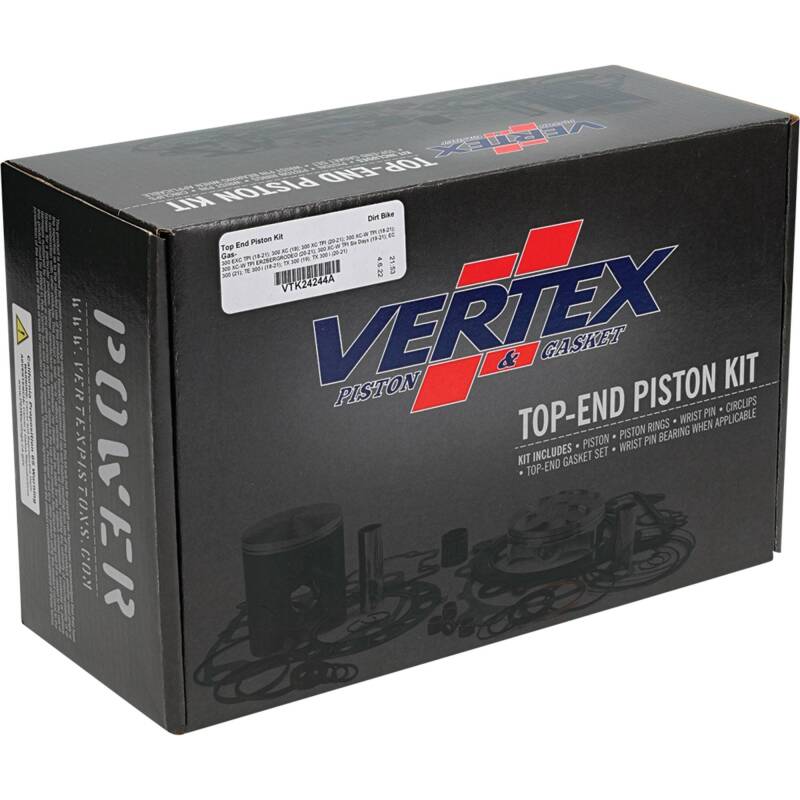 Vertex Pistons Vertex Piston 18-22 KTM 300 EXC TPI 300cc Top End Piston Kit