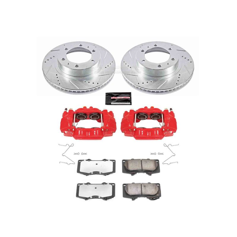 PowerStop Power Stop 05-22 Toyota Tacoma Front Z36 Truck & Tow Kit w/Cals