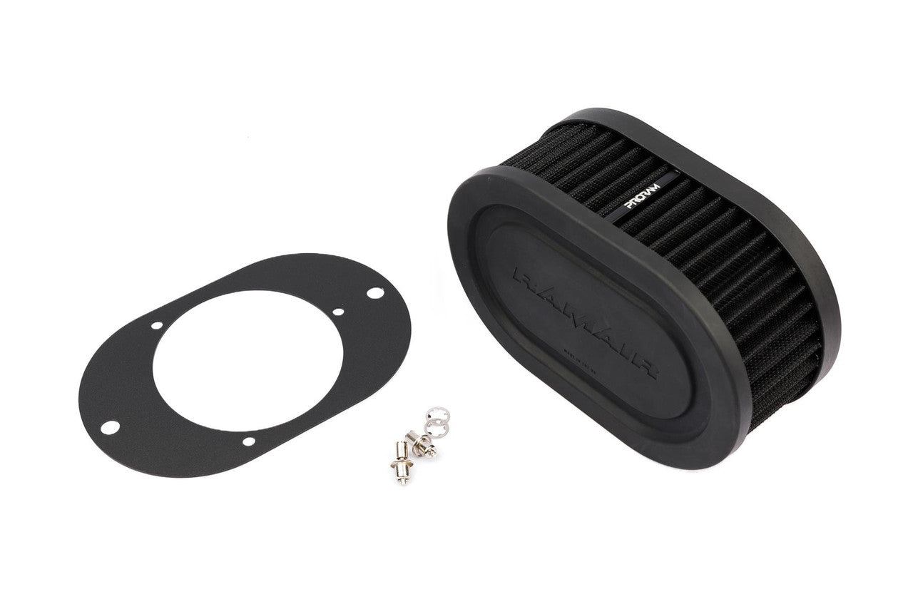 Ramair Pleated Carburettor Air Filter Baseplate to fit Weber 23/32 TLD 65mm Int Height