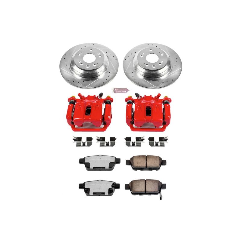 PowerStop Power Stop 09-14 Acura TL Rear Z36 Truck & Tow Brake Kit w/Calipers