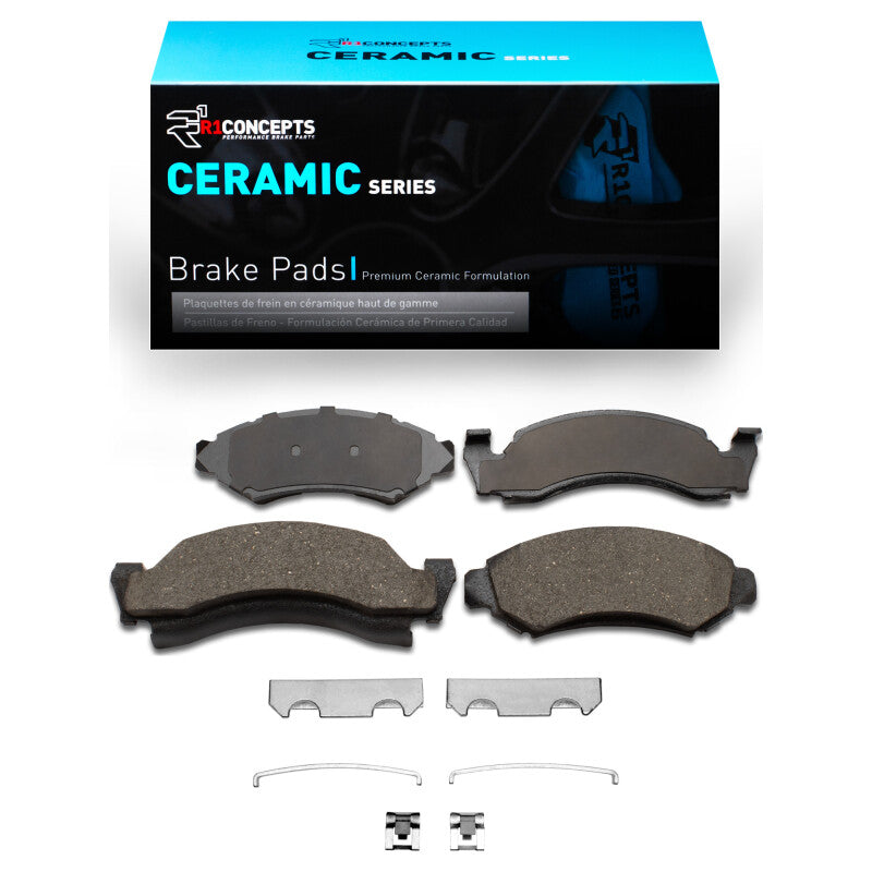 R1 Concepts R1 1972-1980 American Motors AMBASSADOR Front R1 Ceramic Pads & Hardware Kit