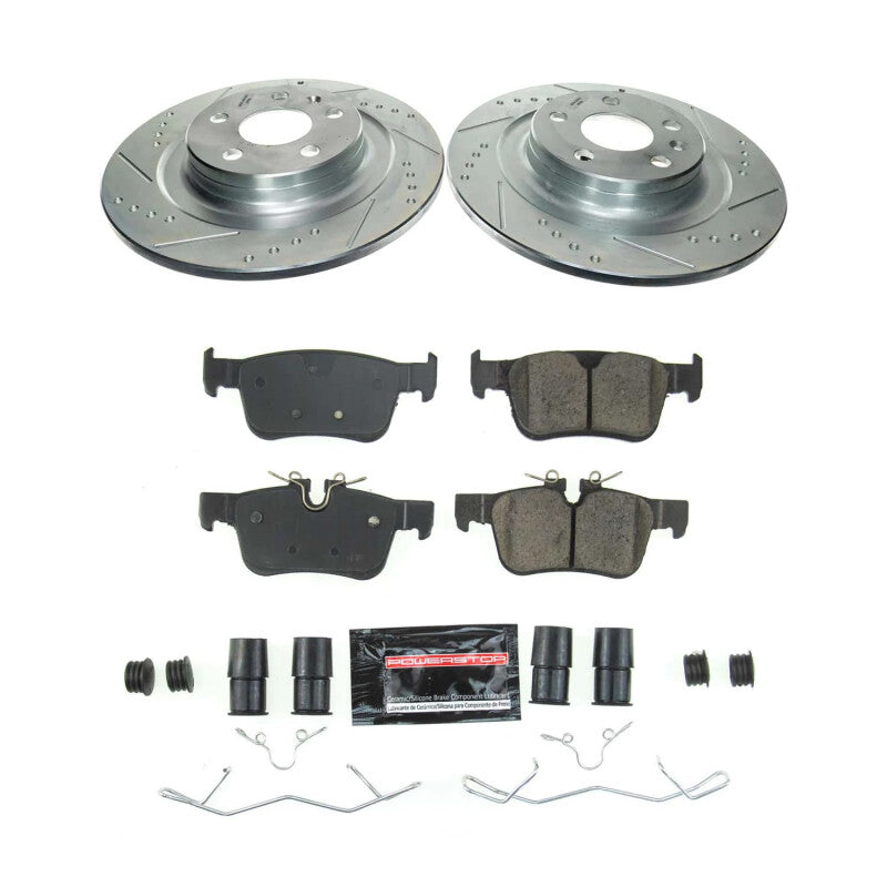 PowerStop Power Stop 18-21 Volvo XC60 Rear Z23 Evolution Brake Kit