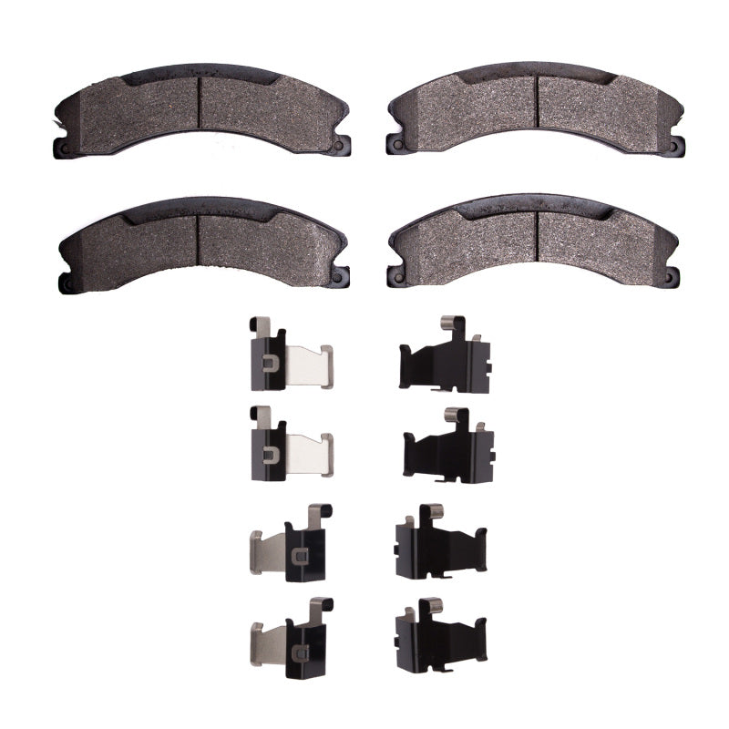 DFC 18-20 Chevrolet Express 4500 Rear 5000 Advanced Semi Metallic Brake Pads and Hardware Kit