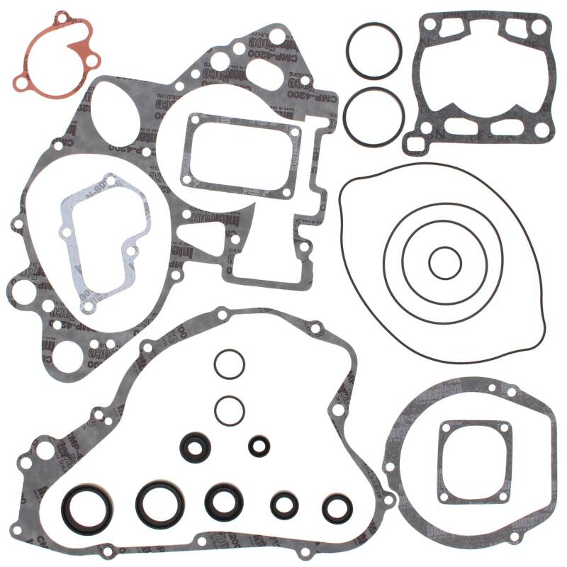 Vertex Pistons Vertex Gaskets 92-97 Suzuki RM125 Complete Gasket Kit w/ Oil Seals