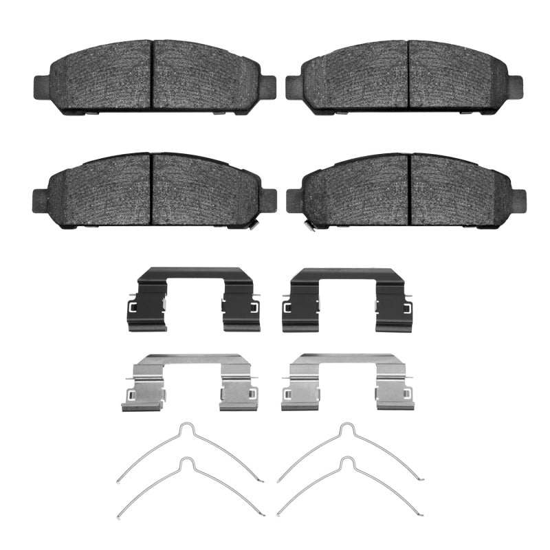 R1 Concepts R1 09-15 Toyota Venza Front Semi Met Pads & Hardware Kit