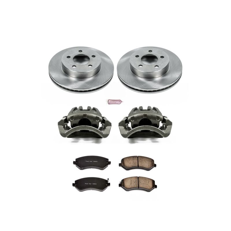 PowerStop Power Stop 02-07 Jeep Liberty Front Autospecialty Brake Kit w/Calipers