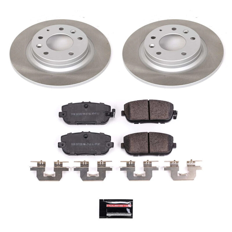 PowerStop Power Stop 06-15 Mazda MX-5 Miata Rear Semi-Coated Rotor Kit
