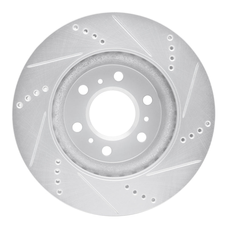 R1 Concepts R1 06-09 Buick TERRAZA Front Left Drilled & Slotted Silver Brake Rotor