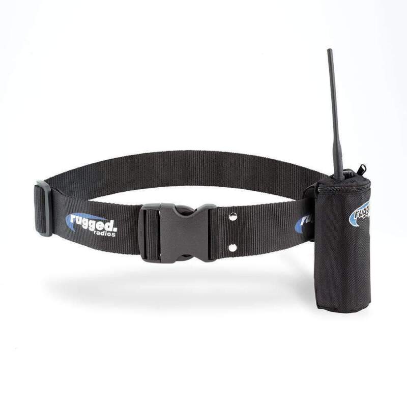 Rugged Radios Comm Belt / Bag Combo for Moto & Circle Track Racing Large - Fits Waists Up to 36