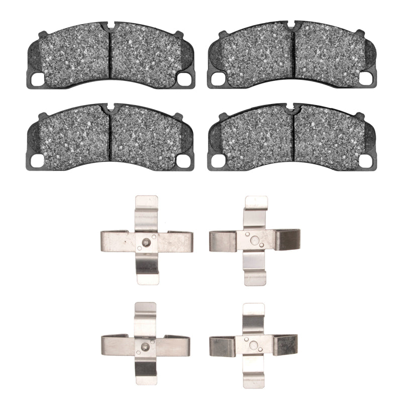 R1 Concepts R1 13-23 Porsche 718 Boxster Front Semi Met Pads & Hardware Kit