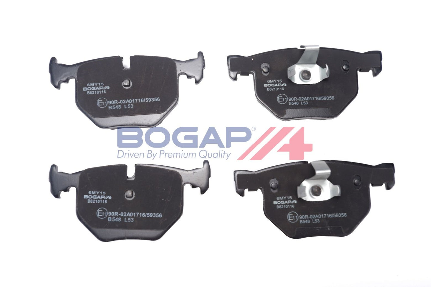 BOGAP B8210116 Brake Pad Set, Disc Brake