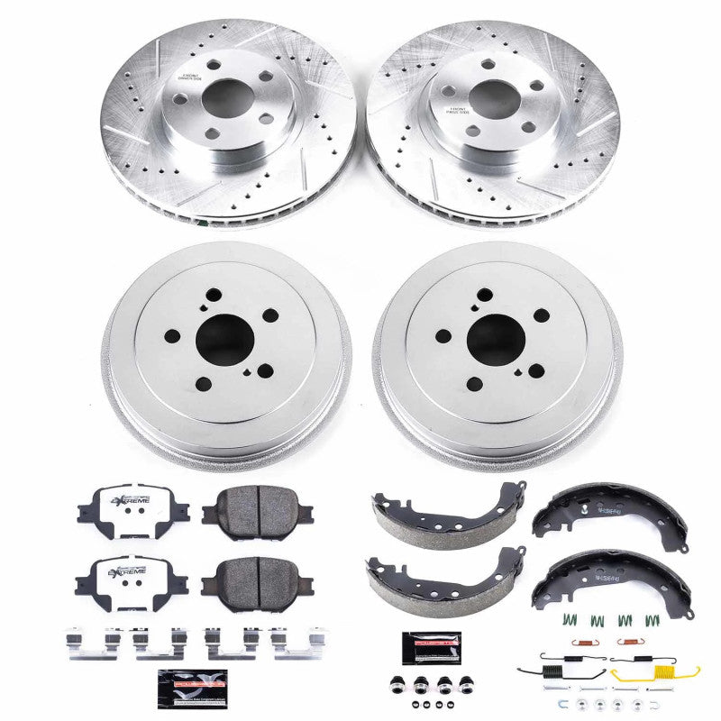PowerStop Power Stop 01-05 Toyota Celica Front & Rear Z26 Street Brake Kit