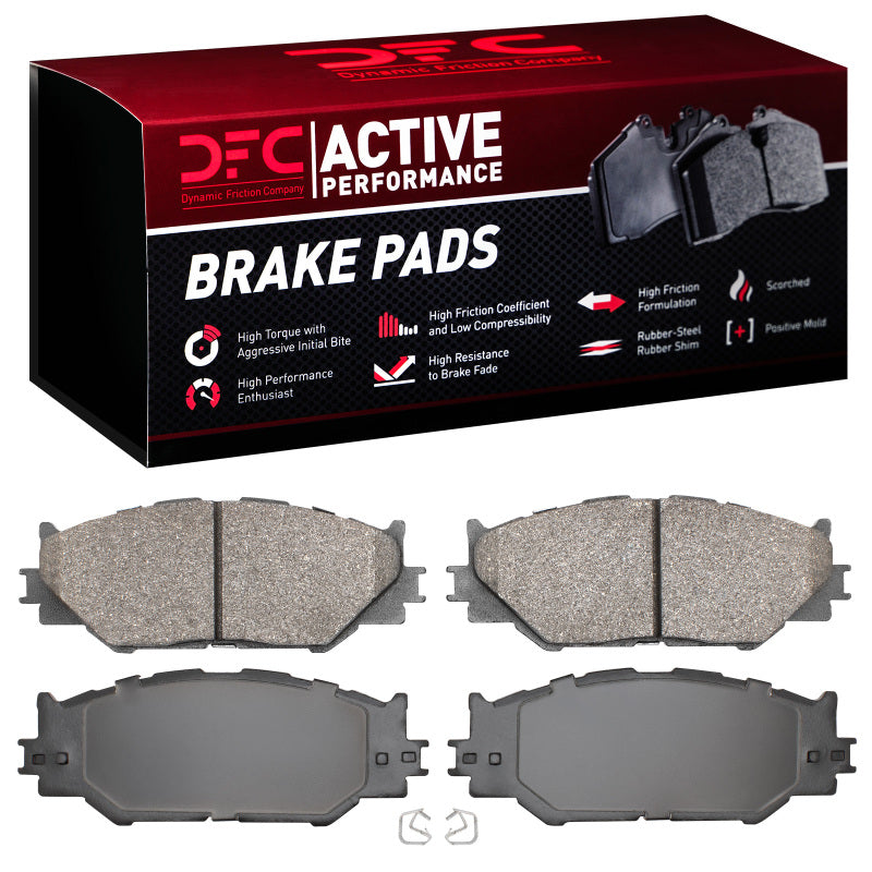 DFC 06-15 Lexus IS250 Front Active Performance Pads - Low Metallic