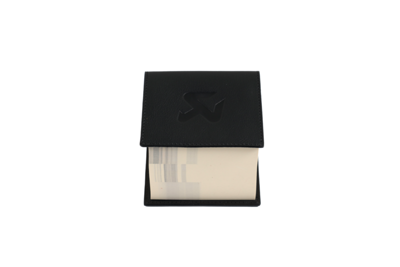 Akrapovic Akrapovic Leather Memo Notepad - Black