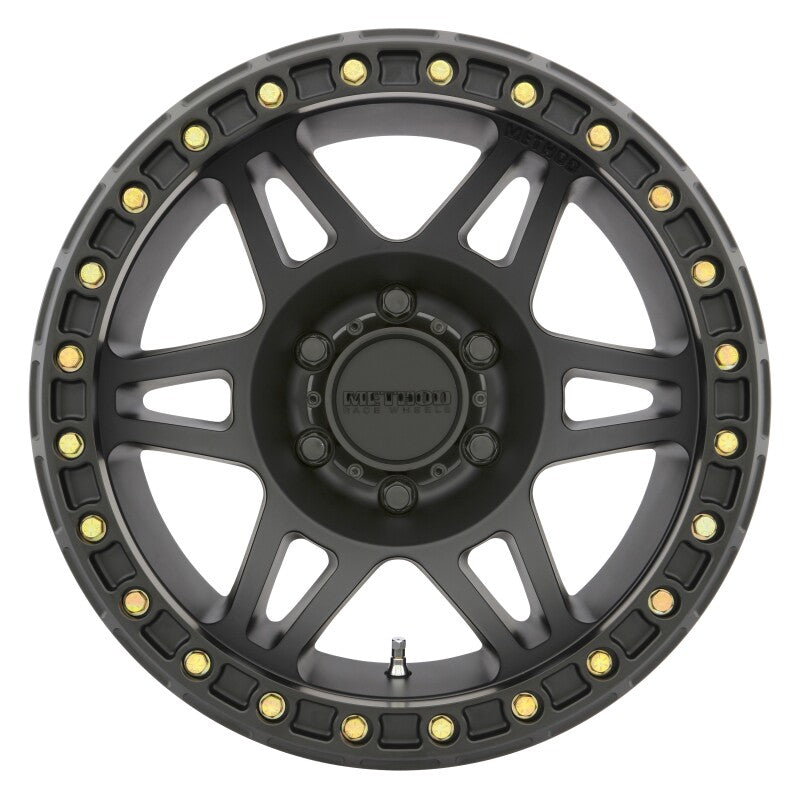 Method Wheels Method MR106 Beadlock 17x9 -44mm Offset 5x5 71.5mm CB Matte Black w/BH-H24125 Wheel