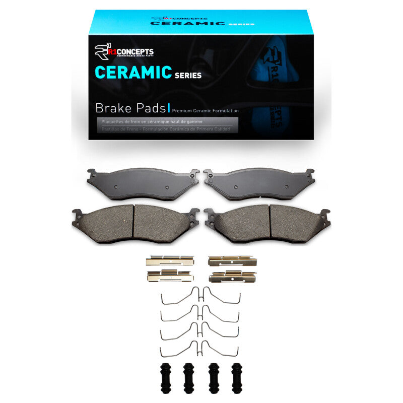 R1 Concepts R1 04-20 Coachmen Pursuit Front/Rear Fr & Rr Ceramic Pads & Hardware Kit