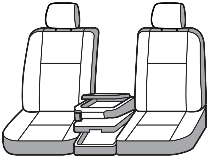 Covercraft 21-25 Ford F150 Carhartt Super Dux SeatSaver Custom 1st Row Seat Covers - Gravel