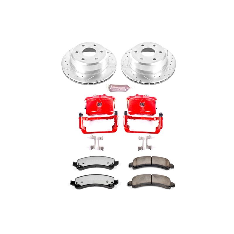 PowerStop Power Stop 03-06 Cadillac Escalade Rear Z36 Truck & Tow Brake Kit w/Calipers