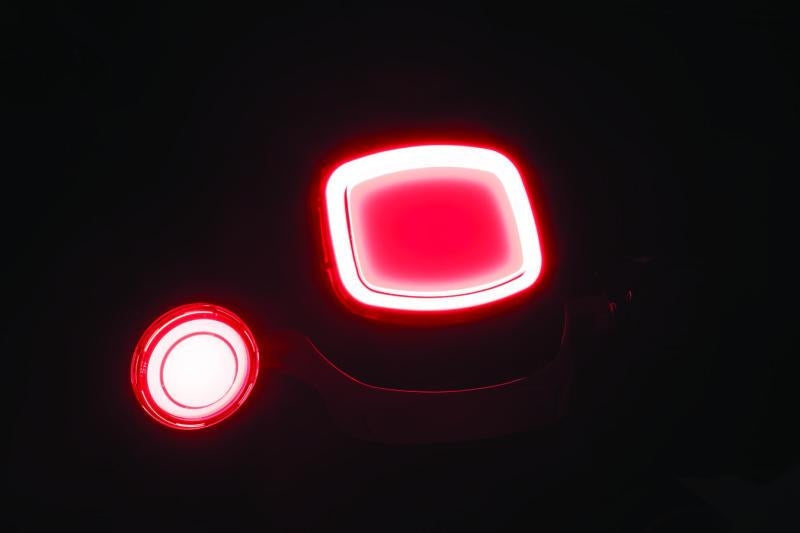 Kuryakyn Tracer L.E.D. Rear Turn Signal Insert, Red Light/Smoke Lens 1156