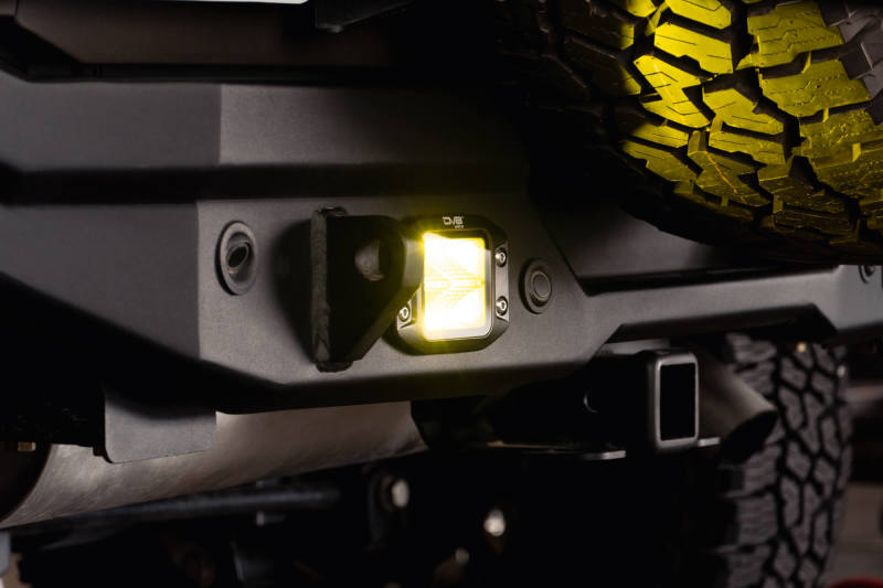 DV8 Offroad DV8 3-Inch Elite Series LED Amber Flush Mount Pod Light