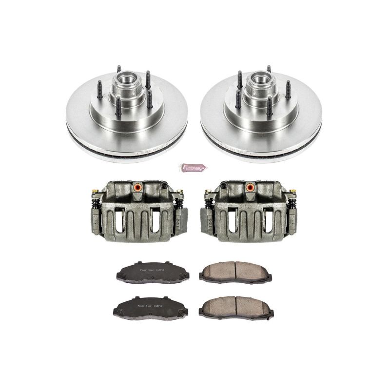 PowerStop Power Stop 99-00 Ford F-150 Front Autospecialty Kit w/Cals