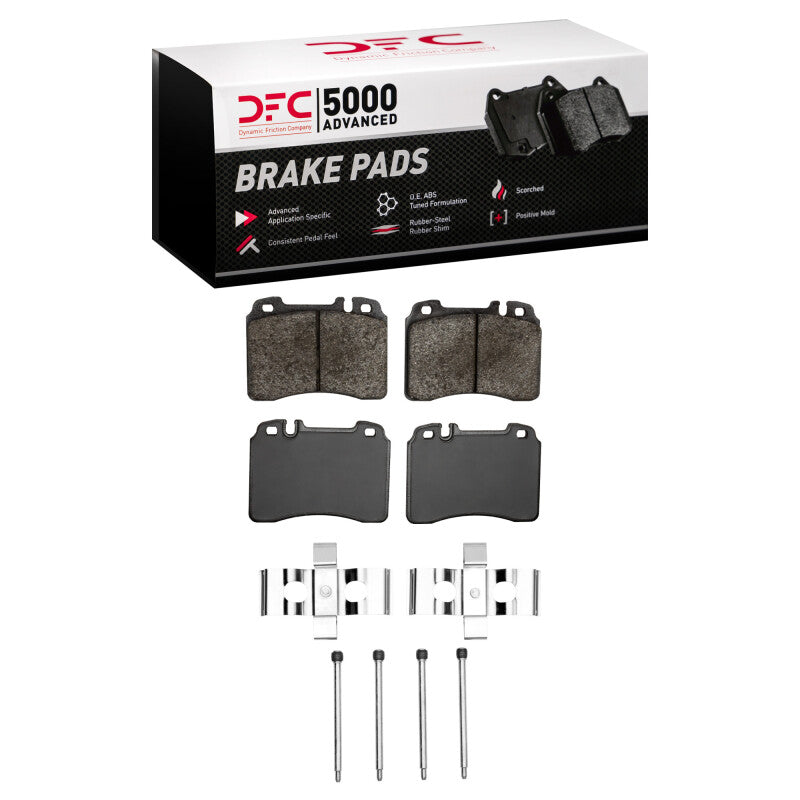 DFC 90-02 Mercedes-Benz 300SL Front 5000 Advanced Low Metallic Brake Pads and Hardware Kit