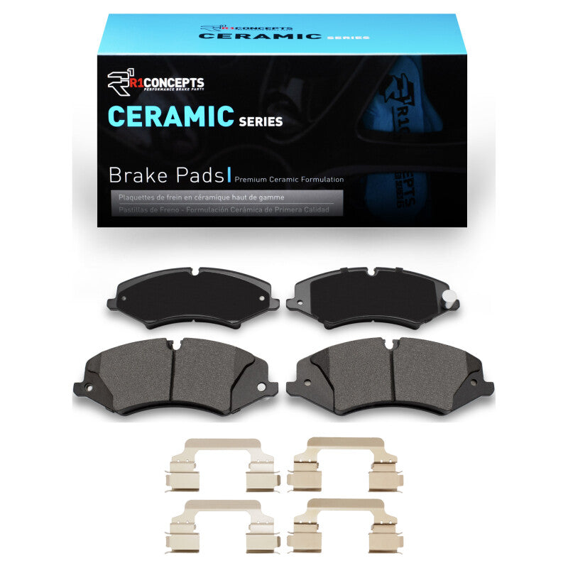 R1 Concepts R1 2010-2017 Land Rover Discovery Front R1 Ceramic Pads & Hardware Kit