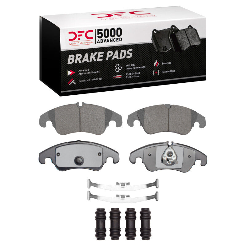 DFC 12-15 Audi A6 (USA/Canada) Front 5000 Advanced Ceramic Brake Pads and Hardware Kit