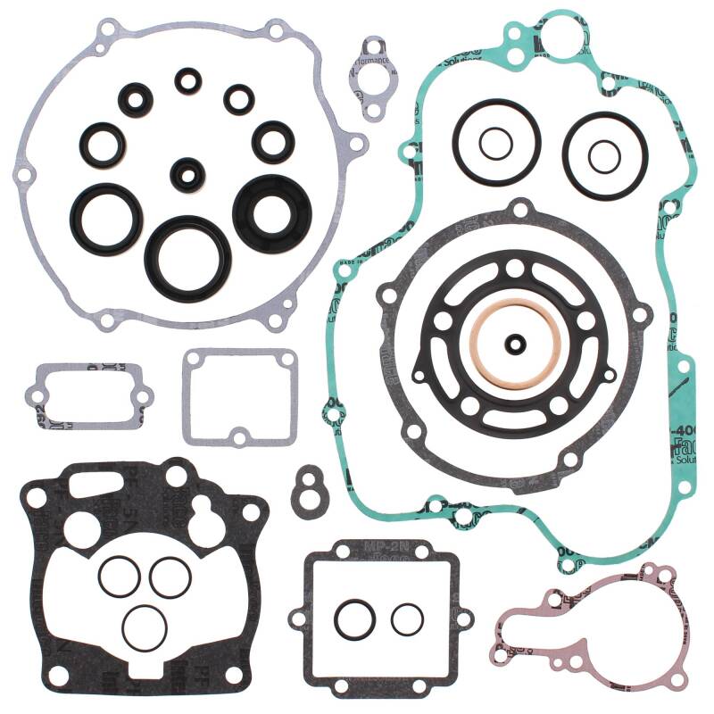 Vertex Pistons Vertex Gaskets 95-97 Kawasaki KX125 Complete Gasket Kit w/ Oil Seals