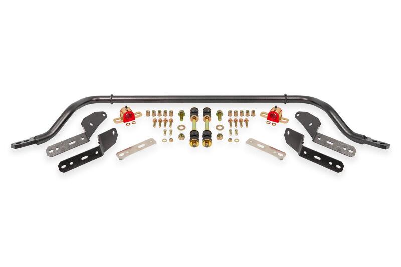 BMR Suspension BMR 64-67 GM A-Body 1.25in Hollow 2-Hole Adjustable Front Sway Bar Kit - Black Hammertone