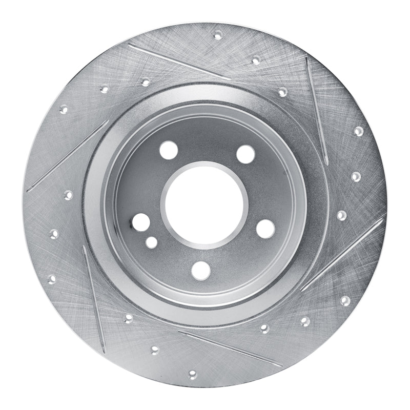 R1 Concepts R1 19-26 Mercedes-Benz A220 Rear Left Drilled & Slotted Silver Brake Rotor
