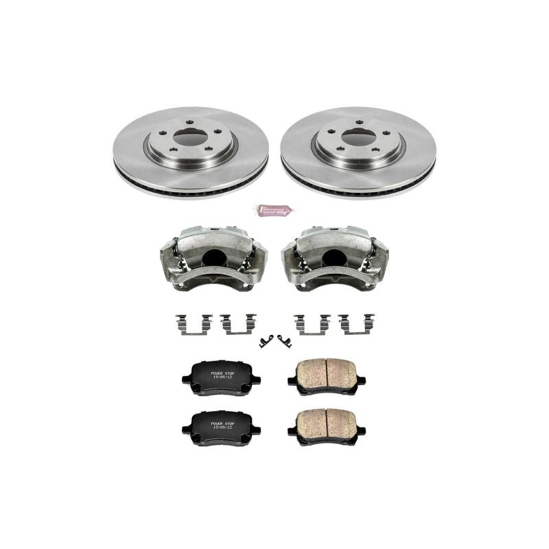 PowerStop Power Stop 09-12 Chevrolet Malibu Front Autospecialty Brake Kit w/Calipers