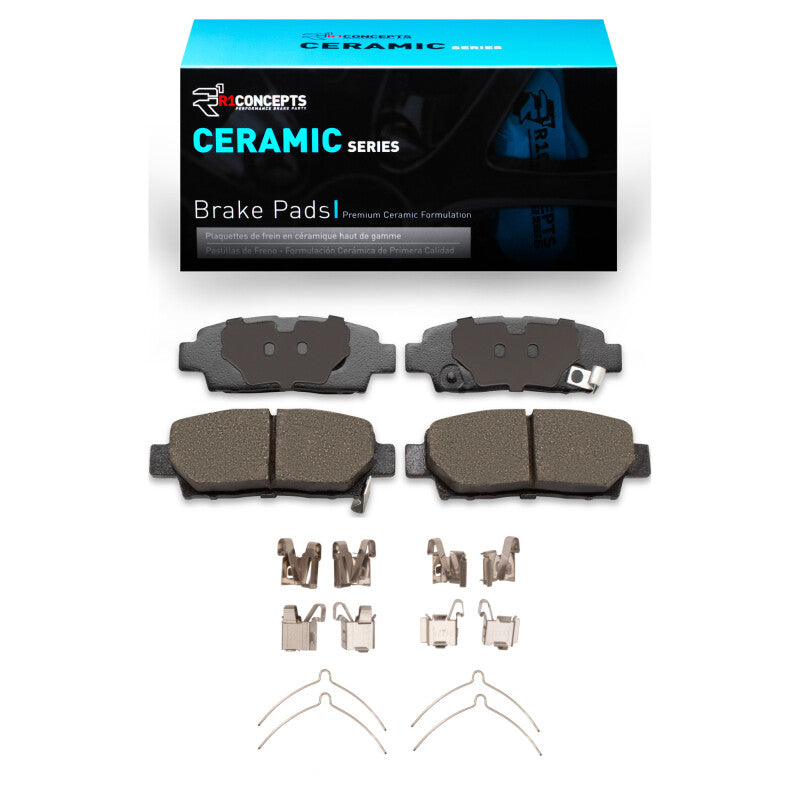 R1 Concepts R1 95-99 Toyota Avalon Rear Ceramic Pads & Hardware Kit