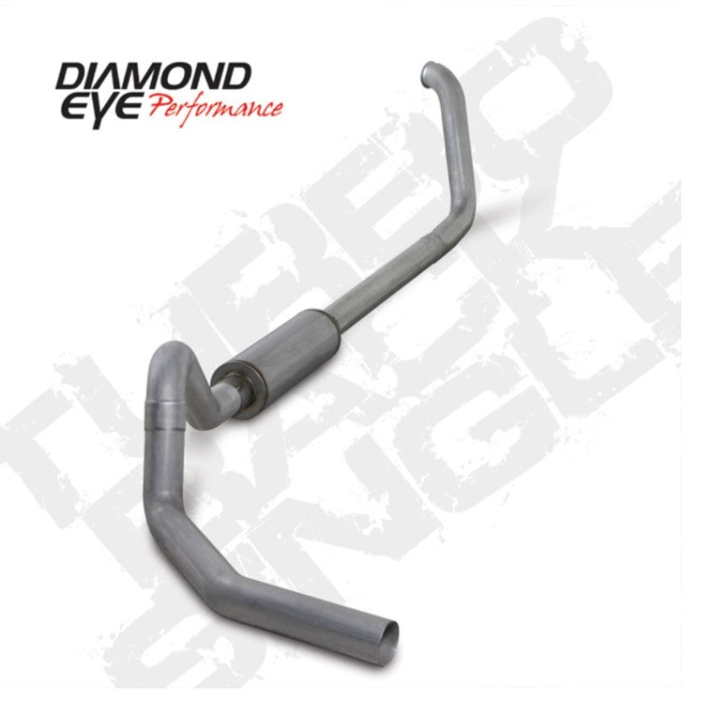 Diamond Eye Performance Diamond Eye KIT 4in Turbo Back Single AL 450 00-early 03 Ford 7.3L Powerstroke F450